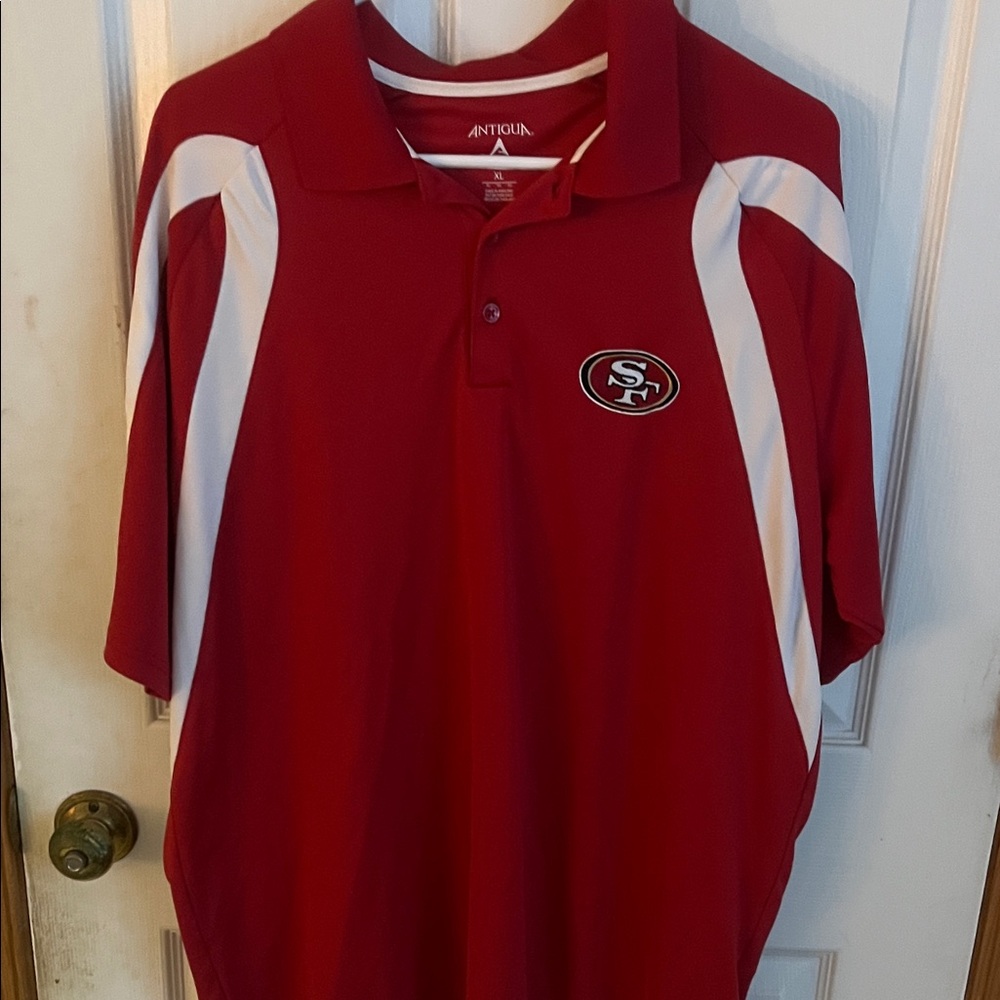 49ers Polo Shirt in Red and White
